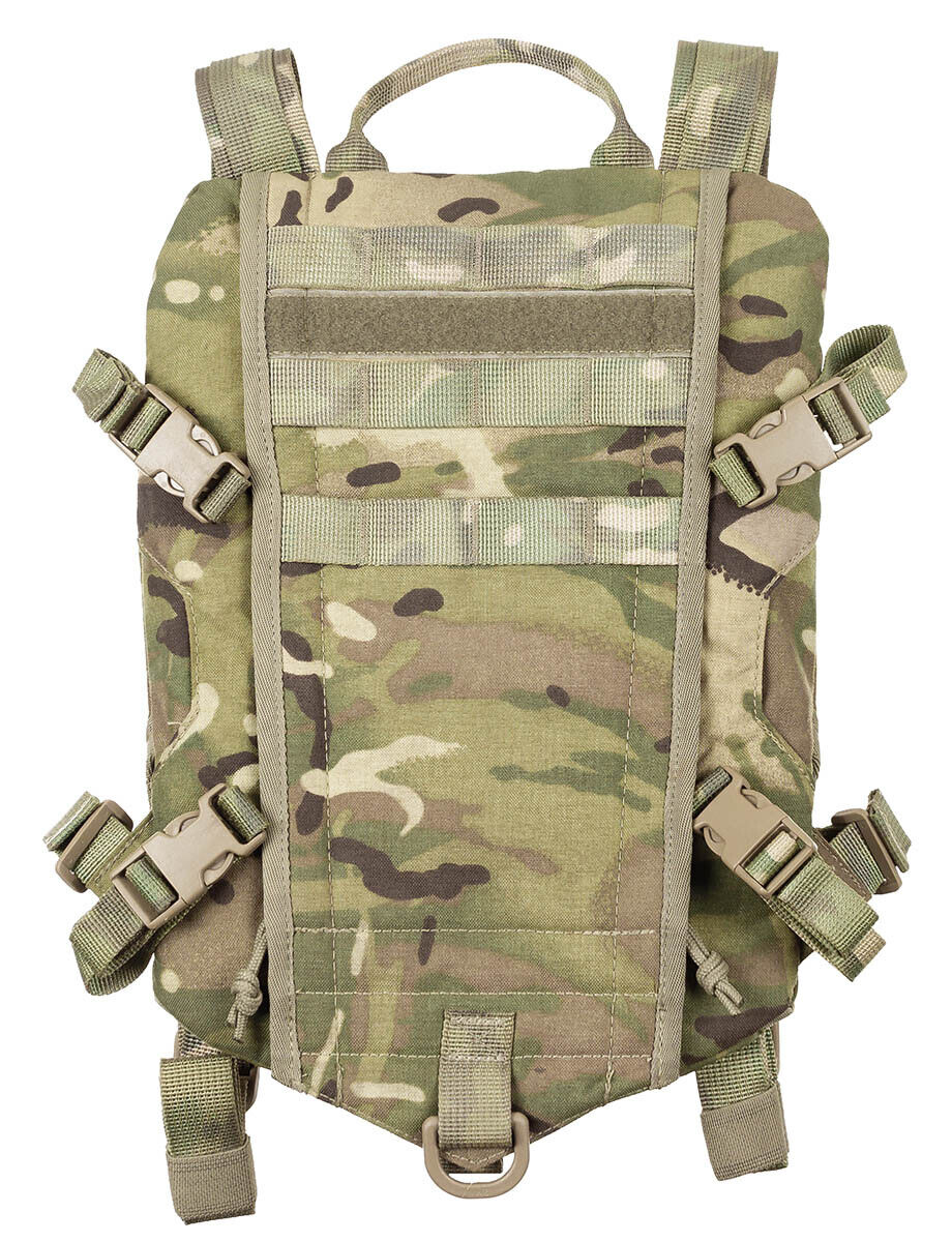 Military Surplus Il Hydration Pack Rider Camo TPU Bladder MTP – Used