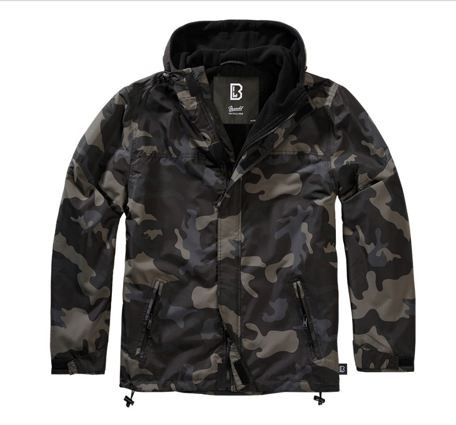 Brandit Frontzip Windbreaker Dark Camo