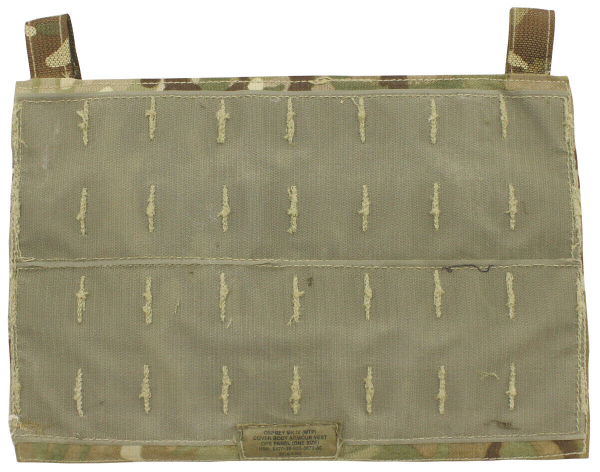 British Original Military Army Bag OPS Panel Osprey MK IV MTP Camo Used Grenade Pouch