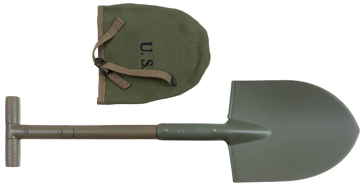 US Army T-Spade M10 OD Green With Canvas Case