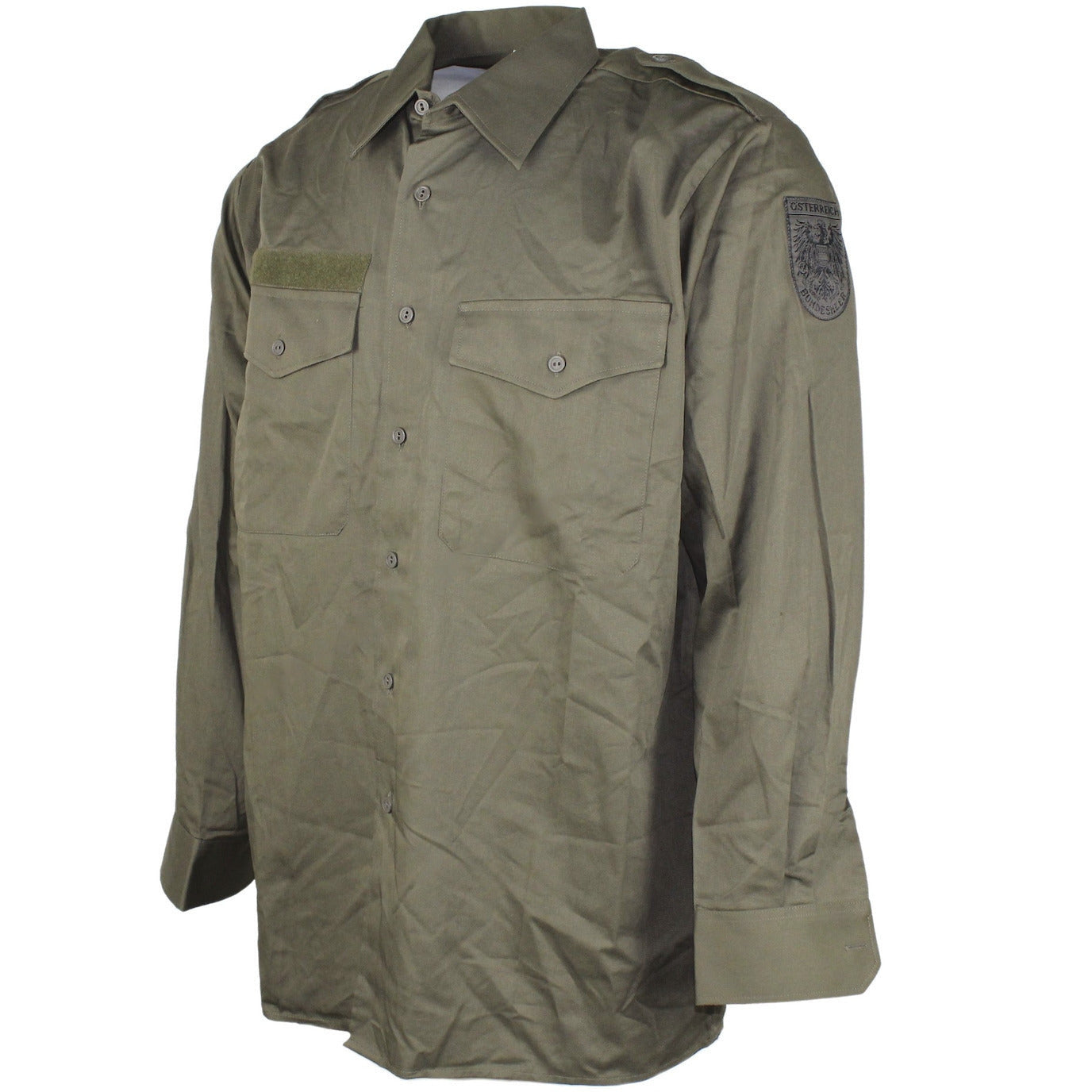 Original Austrian BH Army Combat Shirt Military Olive Green BDU Field NEW