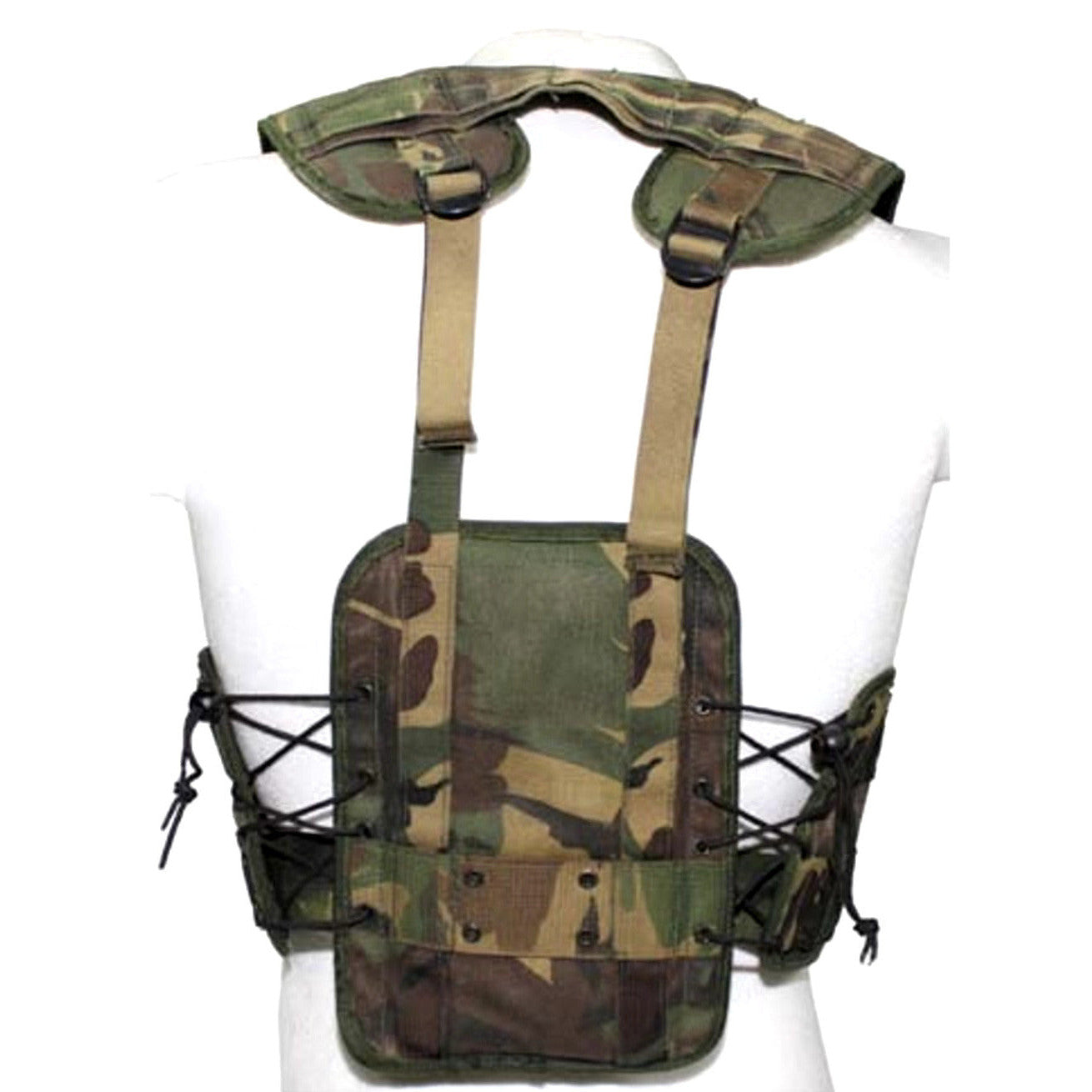 Original Dutch Army Military Vest Tactical NL camo, "Tactical load bearing used