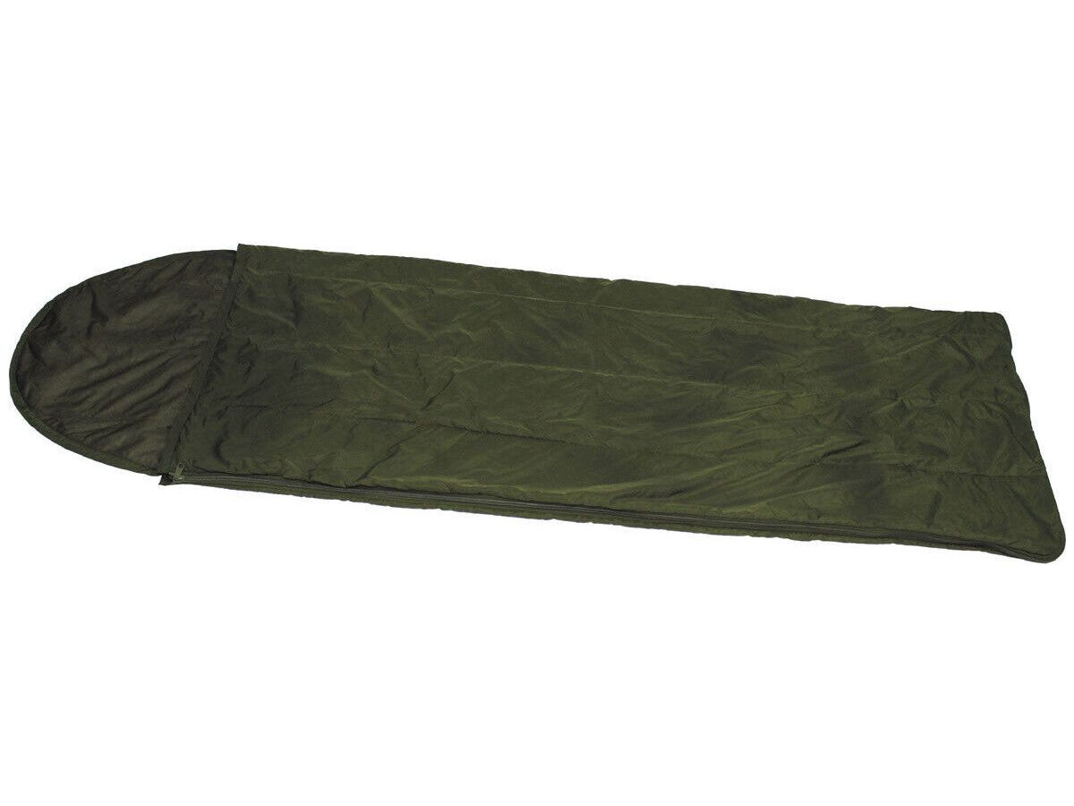 Original British Army Military GB Sleeping Bag OD Green Warm Weather Used