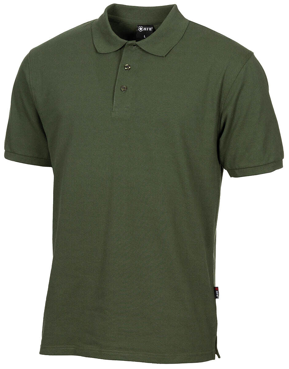 US Mens Tactical Combat Polo Shirt Military Training Army OD Green