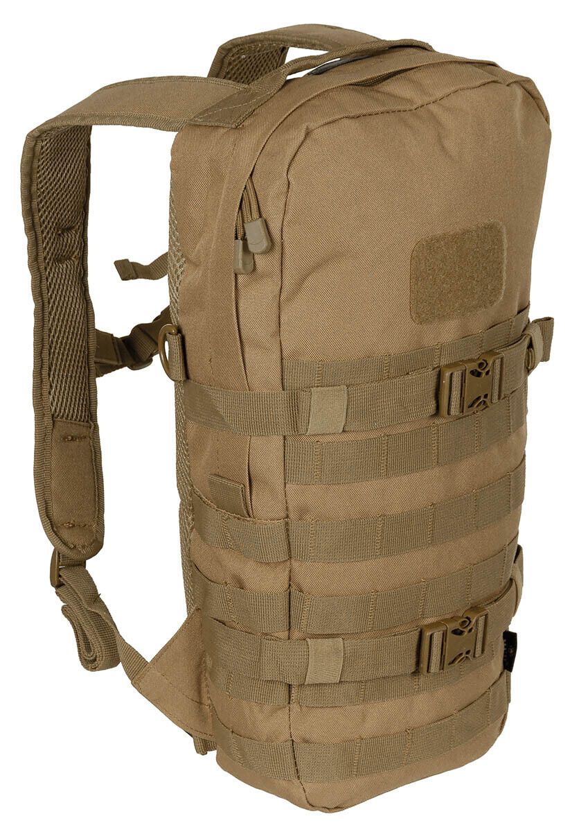 Outdoor Hiking Adjustable Backpack Military Army Daypack Coyote tan 15L