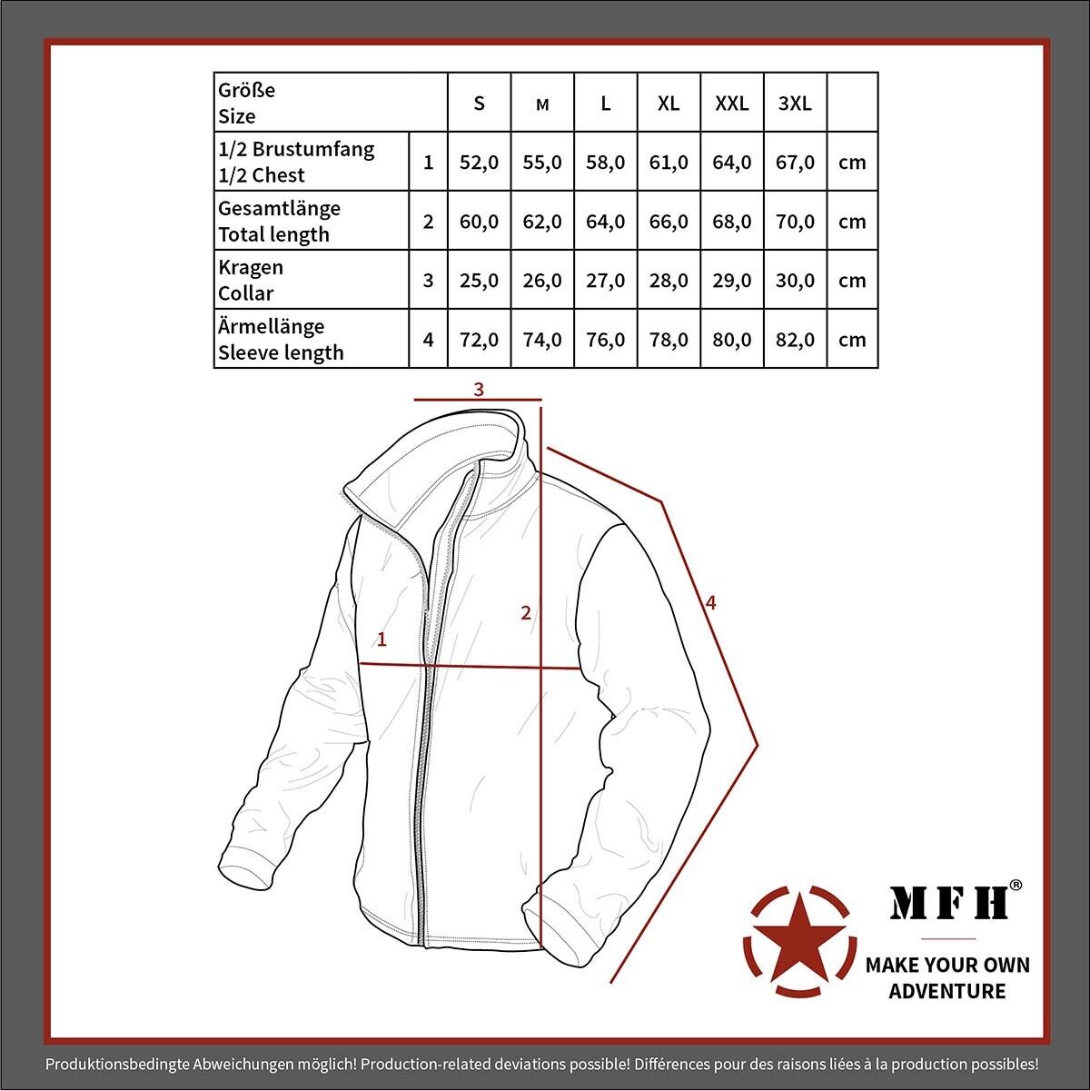 MFH US Jacket Lining Tactical Tan