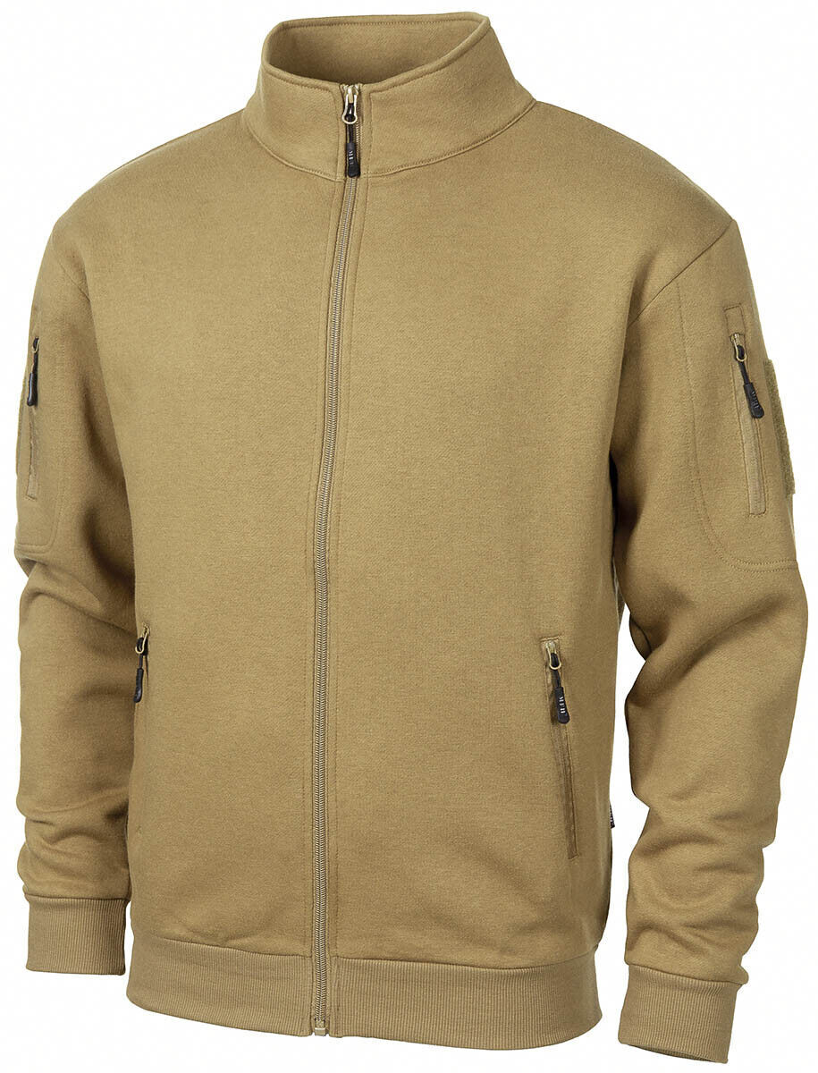 MFH Tactical Sweat Jacket Coyote Tan