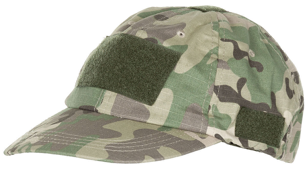 US Army Military Field Camo Operations Cap With Loop Panels Operation-camo