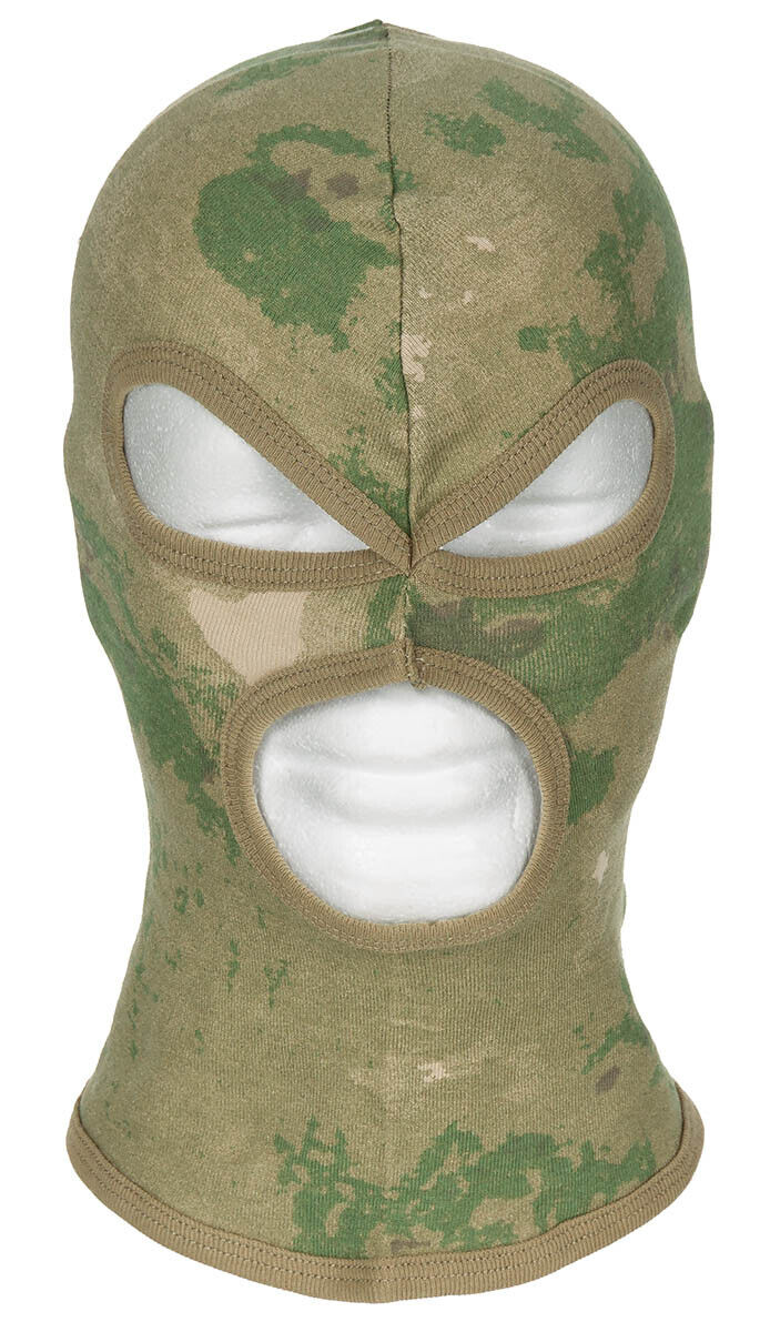 Face Mask Ski Winter Hat 3 Holes Balaclava Hood Beanie 100 % Cotton HDT-camo FG