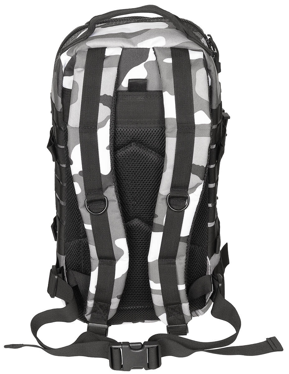 US 30L Backpack Assault I Tactical MOLLE Urban Camo Airsoft MFH Brand