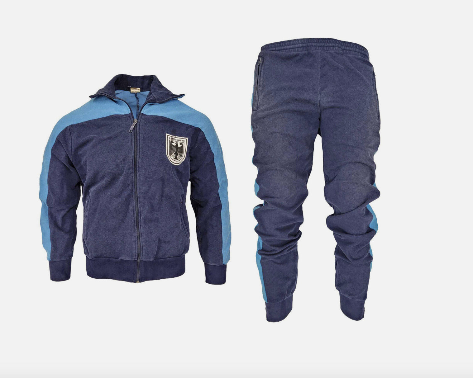 Original German Army Tracksuit Old Style Blue – Used