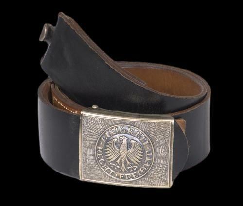 Original German Army Belt Black – Used