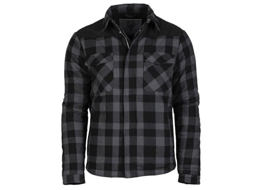 MIL-TEC Light Outdoor Urban Style Lumber Jacket Sweater Black/Grey