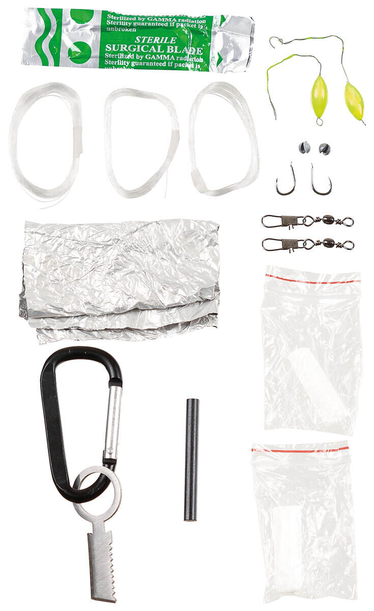 Survival Kit Parachute Cord Outdoor Hunting Camping Black