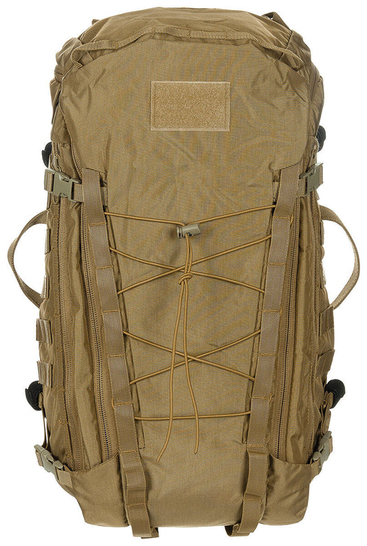 Mission 30 Coyote Tan Cordura Backpack Adjustable Straps Lid Pocket Molle MFH