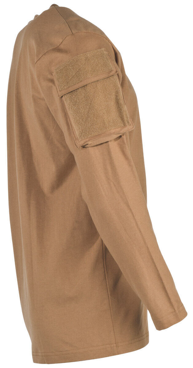 MFH US Shirt Long-sleeved with Sleeve Pockets Coyote