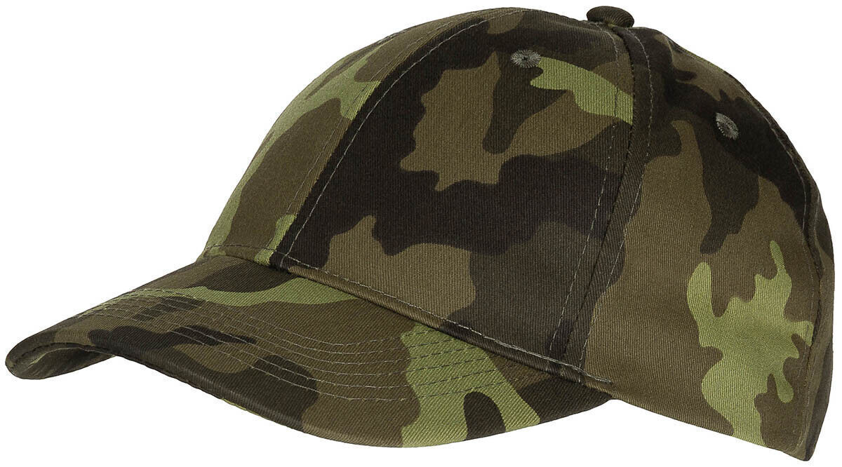 US Army Military Field Camo Cap With Loop Panels M 95 CZ camo Size-adjustable