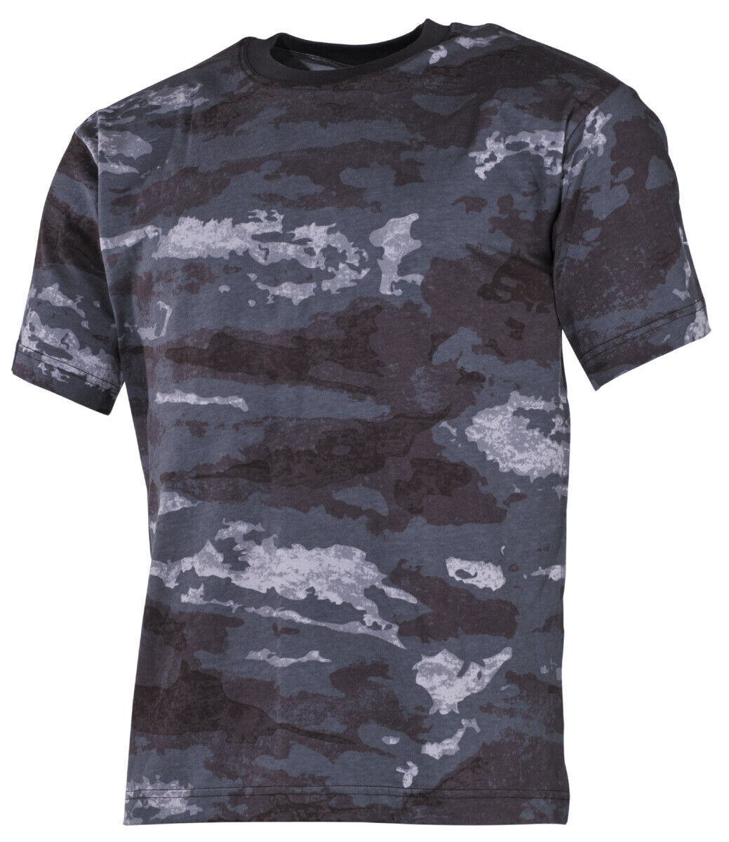 US Mens Tactical Combat T-Shirt Military Training Army Solider HDT Camo LE