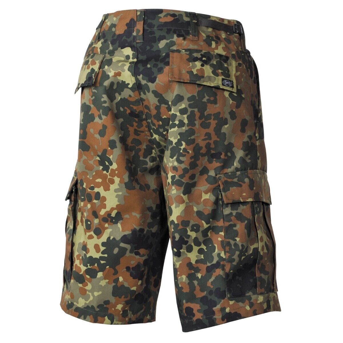 Shorts Bermuda Shorts Camo Military Army BDU Black  BW Camo Leg Pockets