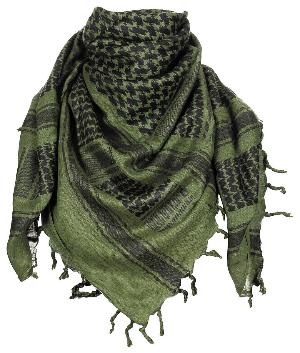 Shemagh Tactical Scarf Multifunctional Against Sun Dust Green Black