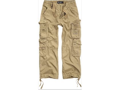 Brandit Pure Vintage Pants Outdoor Hiking Military Army Trousers Mens Beige