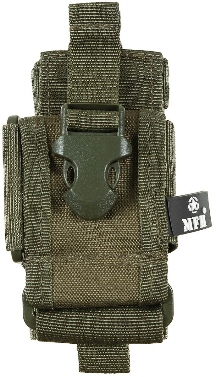 MFH Mobile Phone Holder MOLLE Green Adjustable