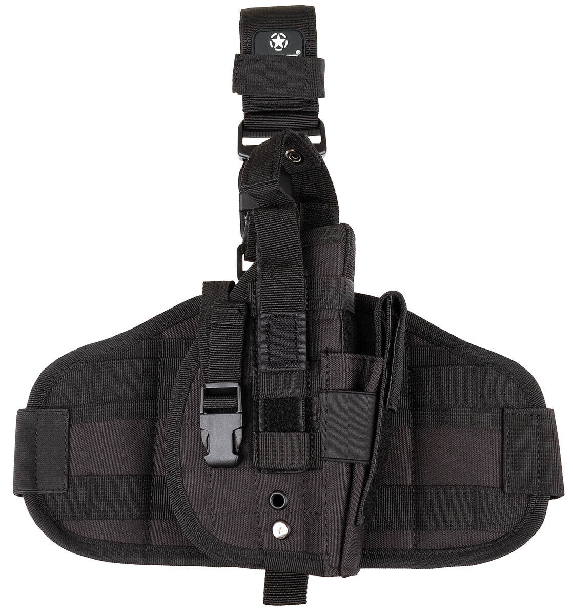 Leg Holster Military Army Combat MOLLE Right-Handed Use Black