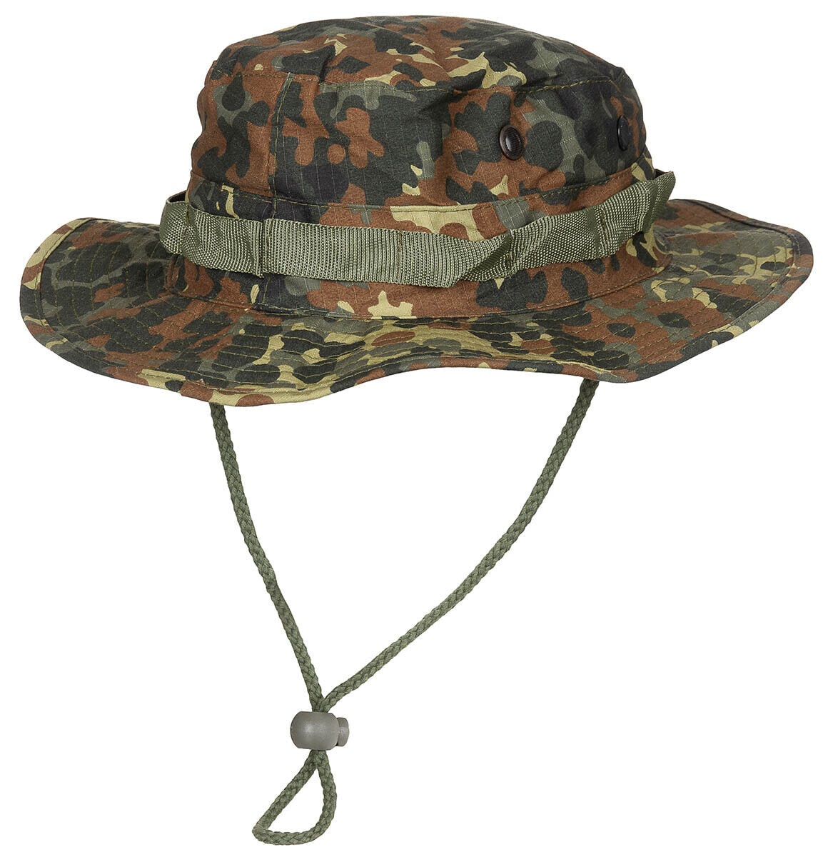 MFH US GI Bush Hat Chin Strap GI Boonie Ripstop Flecktarn