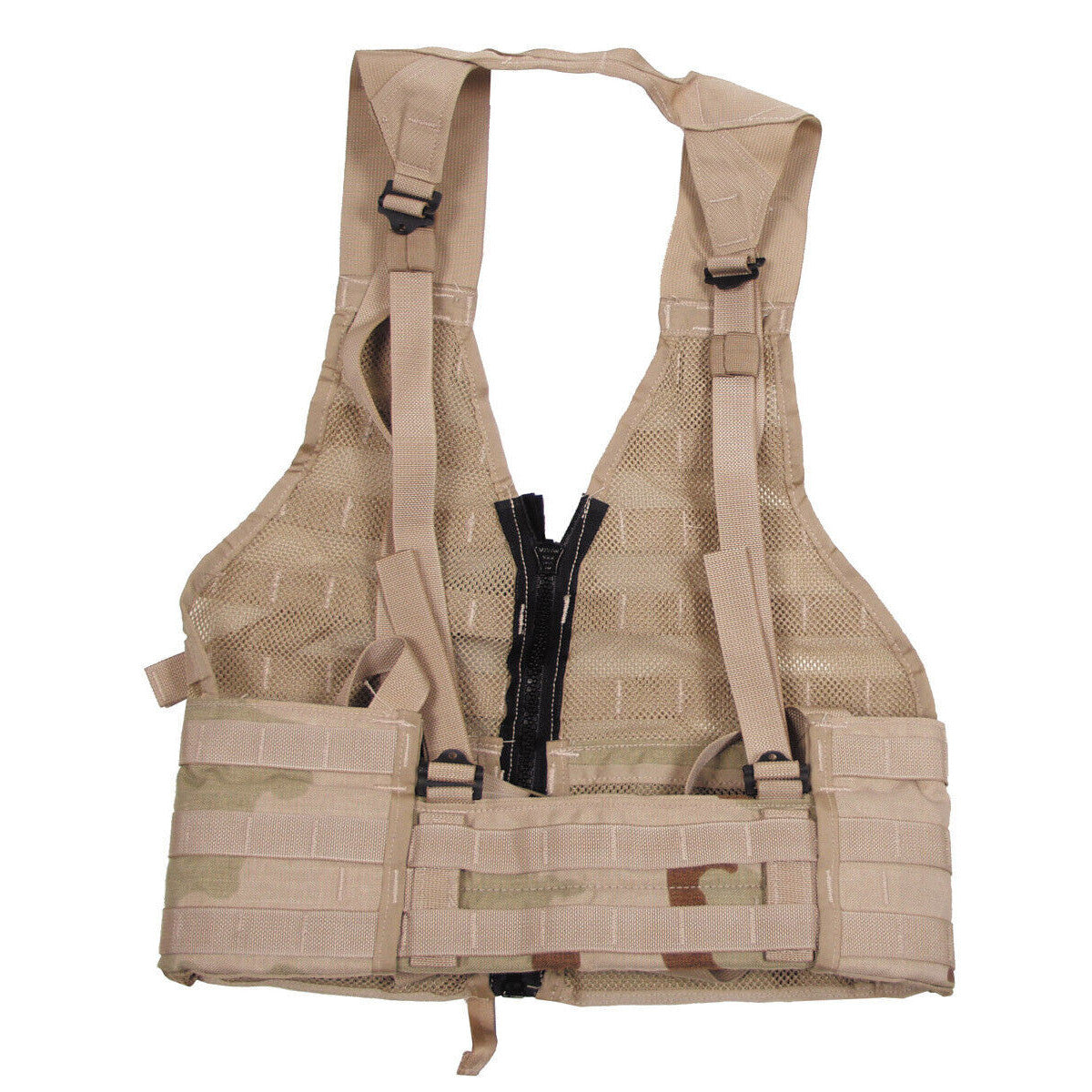 Original US Army Military Combat Vest MOLLE II Modular FLC 3 Col. Desert Used