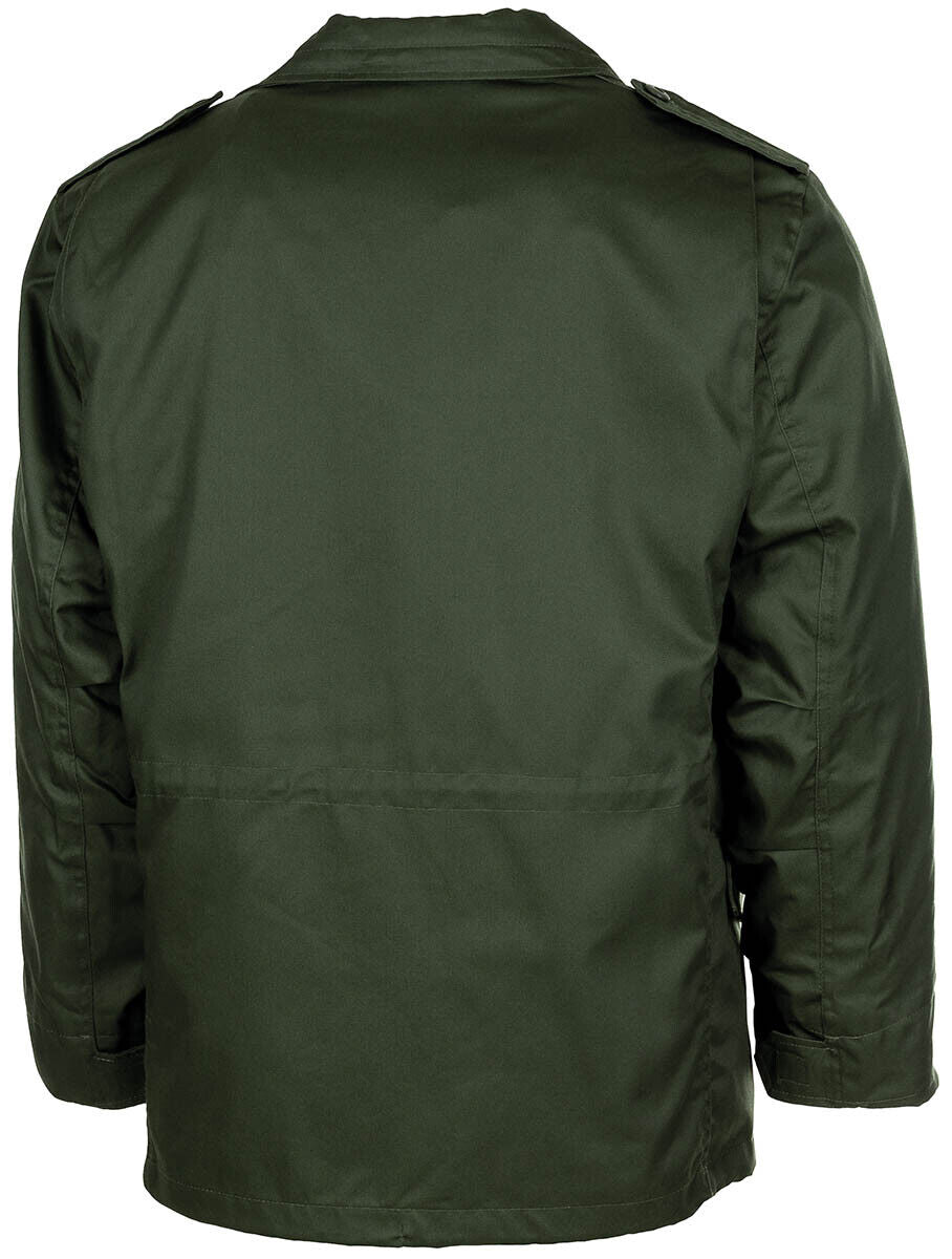 MFH US Field Jacket M65 Green with Detachable. Quilted Lining