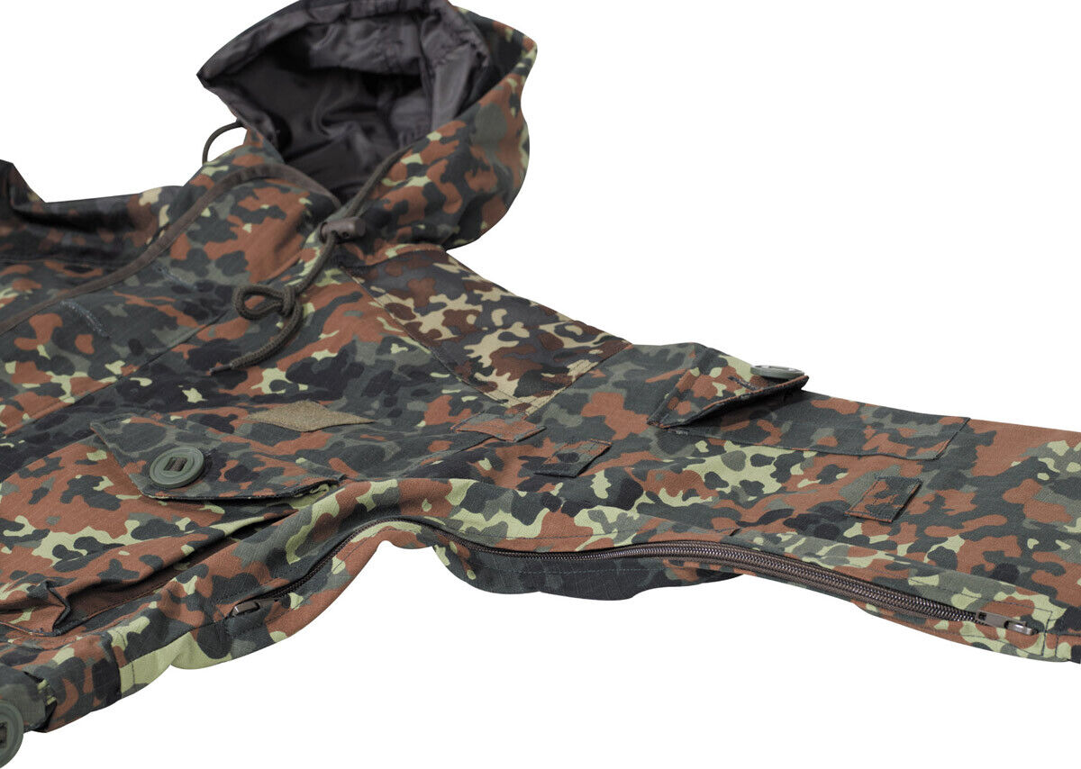 MFH Professional Commando Jacket Smock Ripstop Flecktarn