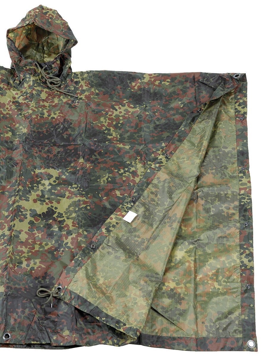 MFH Poncho Ripstop Ca. 144 X223 Cm Flecktarn