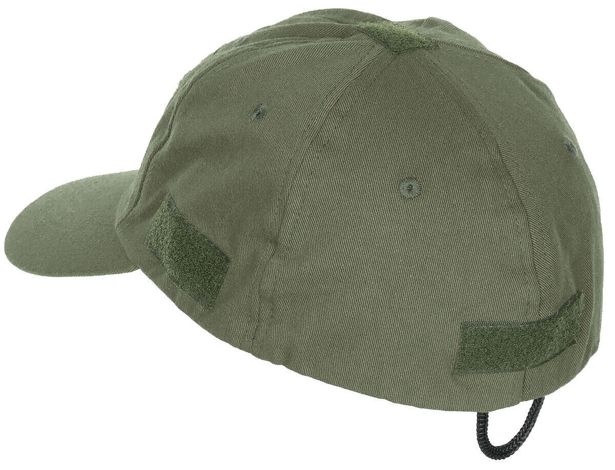 US Army Military Field Outdoor Operations Cap With Loop Panels OD green