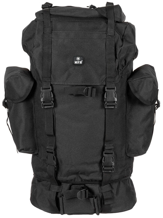 German Army 65 L Combat Backpack Bundewehr  Aluminium Rod Tactical Black