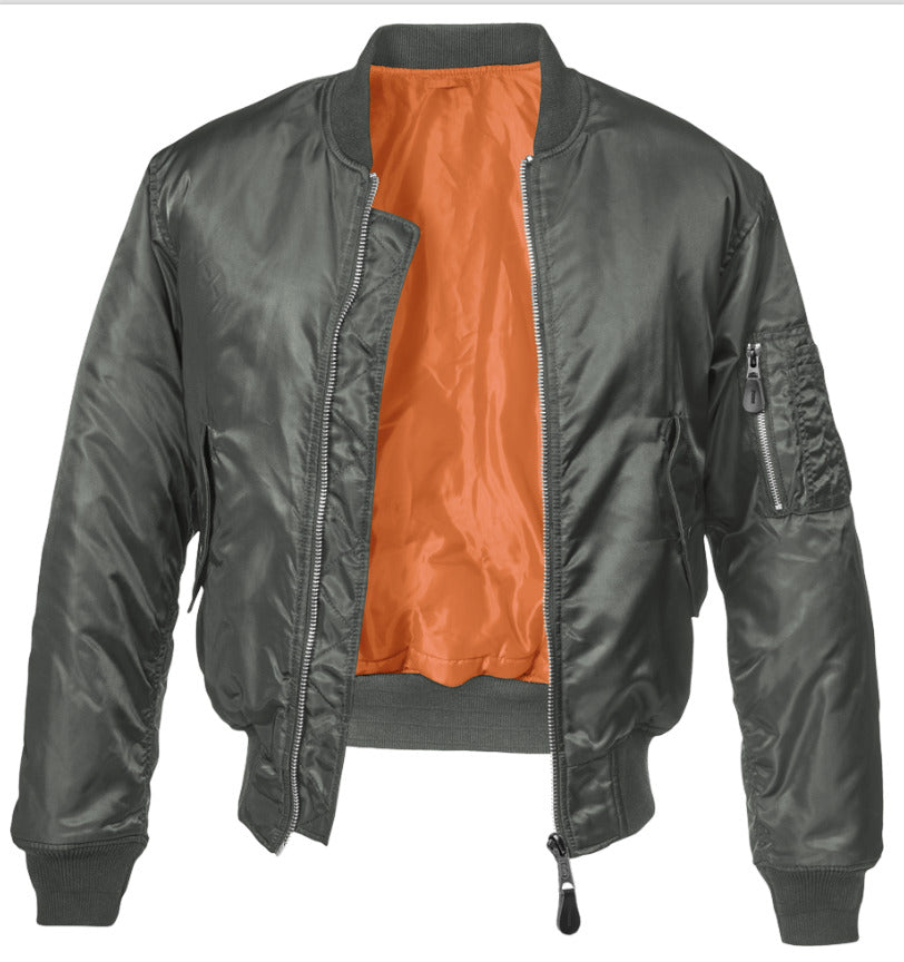 Brandit MA1 Mens Bomber Flight Military Jacket Security Police Army Anthracite
