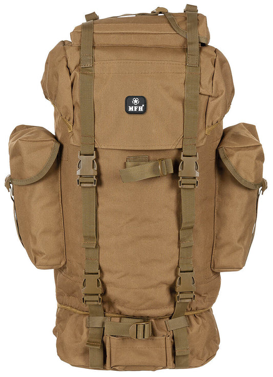 German Army 65L Combat Coyote Tan Camo Backpack Bundewehr  MFH Tactical Airsoft