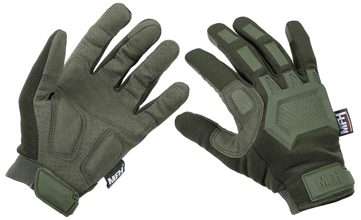 MFH Professional Action Tactical Gloves - OD Green
