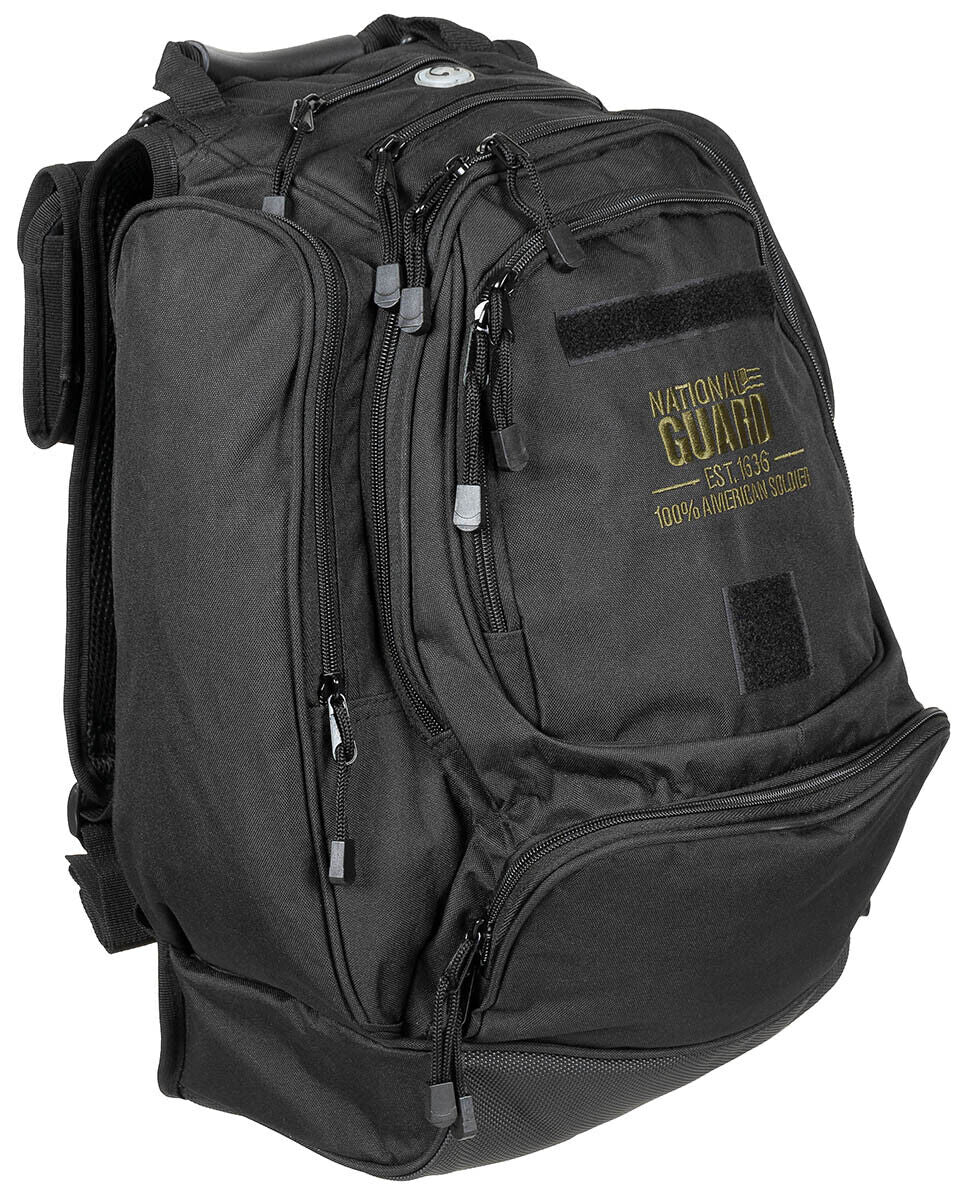 MFH Professional US Backpack National Guard Black