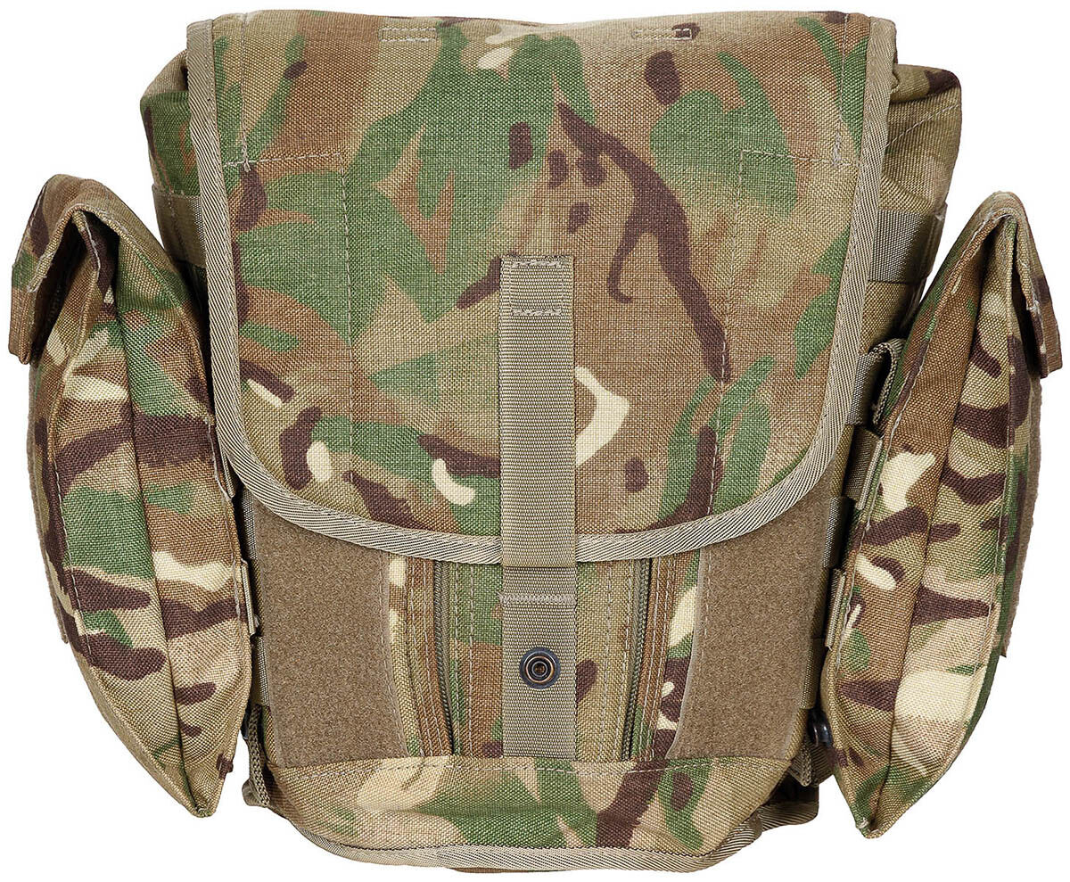 Original British Army Bag for Protective Mask Camo MTP – Used