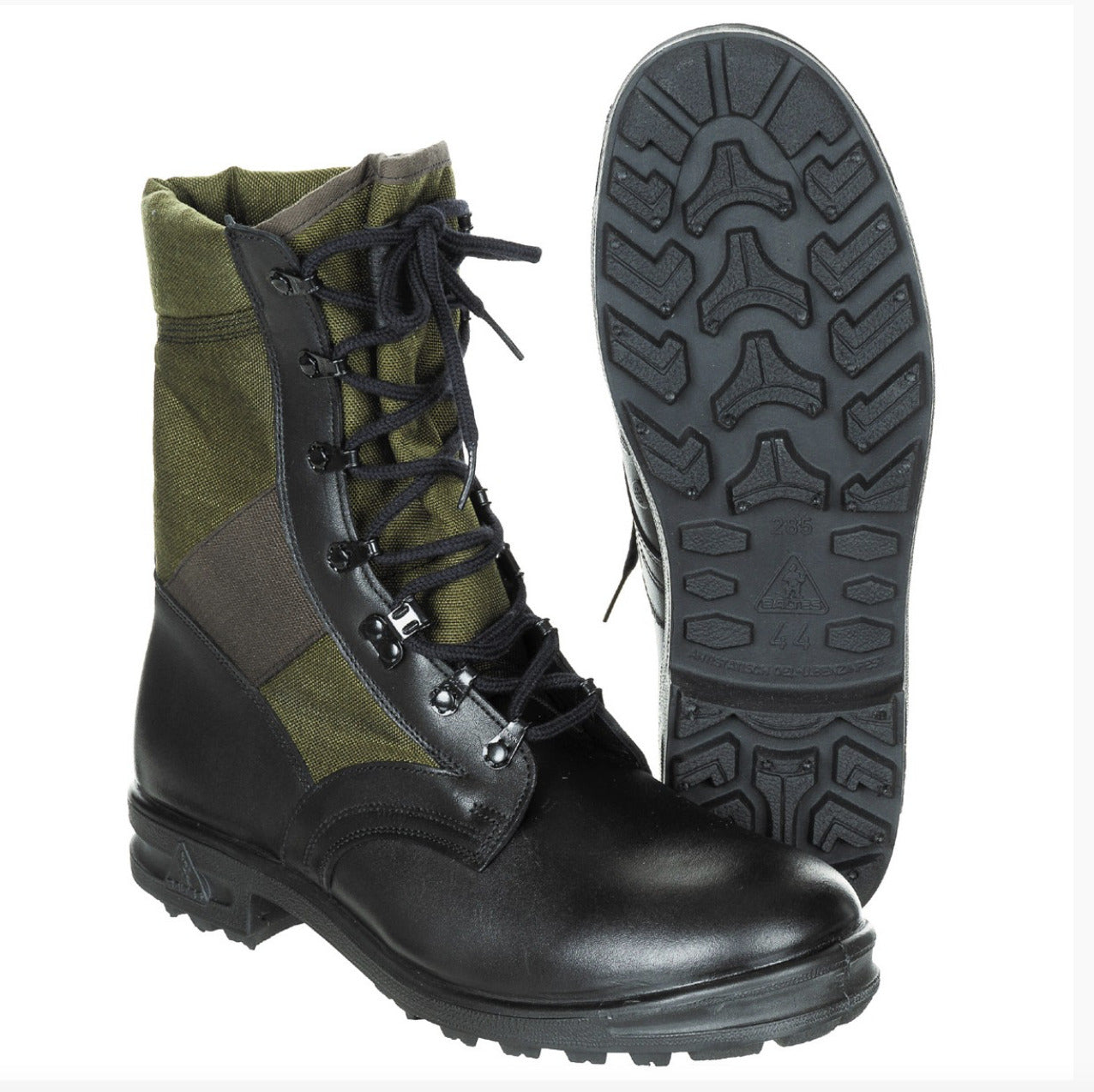 Original German Army Tropical Boots Baltes / Green – Like New