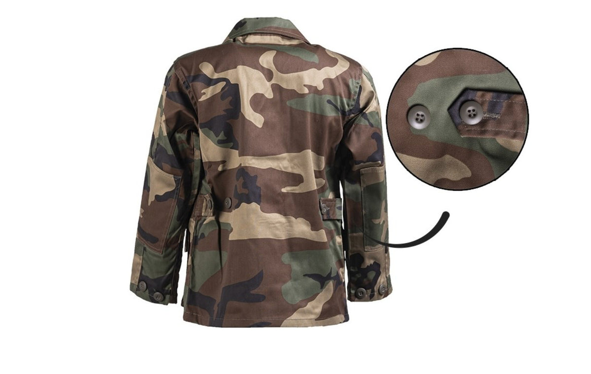 Mil-Tec US BDU Style Kids Jacket Woodland