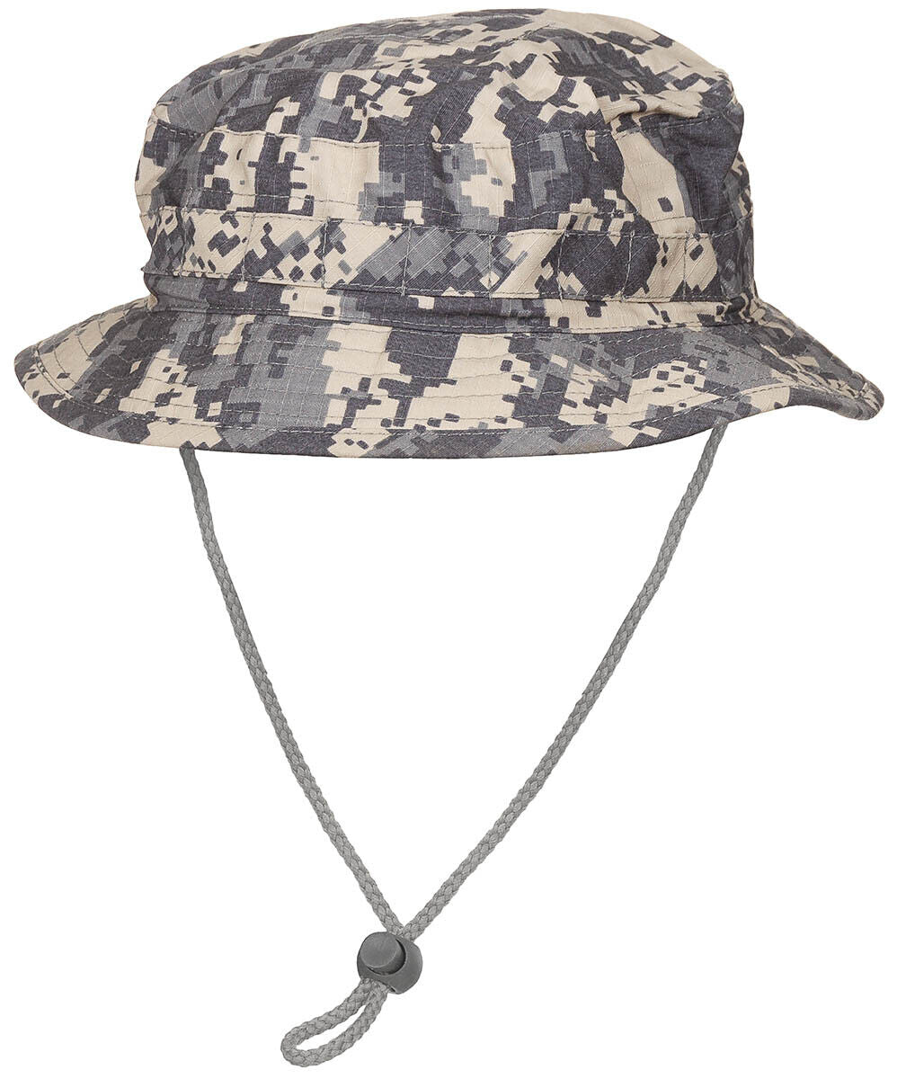 MFH British Army Bush Hat Chin Strap Sf Boonie Ripstop AT-Digital