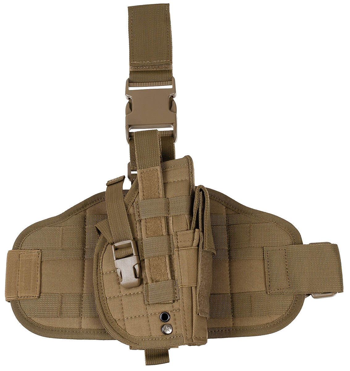 Leg Holster Military Army Combat MOLLE Right-Handed Use Coyote Tan