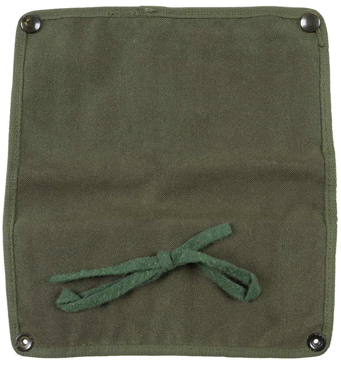 Original British Army Bag for Gun Cleaning Set Canvas Green – Used