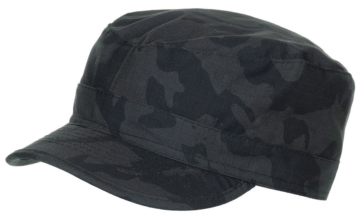 US BDU Cap American Army Style Field Hat Ripstop Military New Night-camo