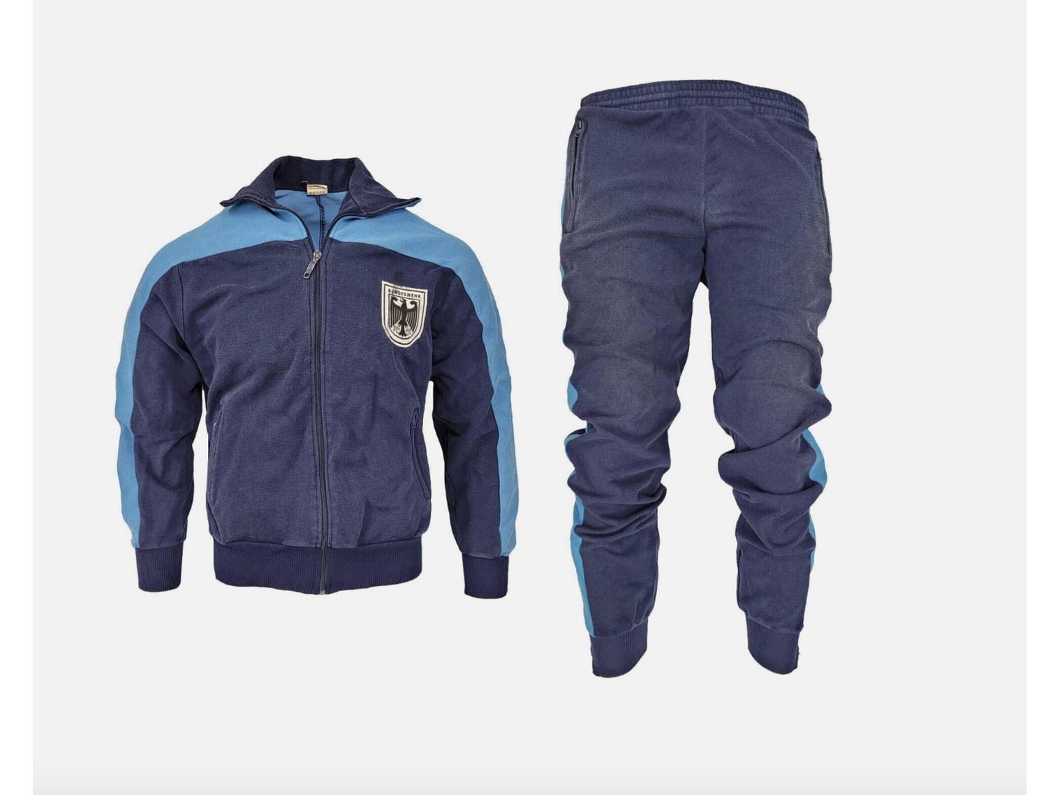 Original German Army Bundeswehr Military Sports Tracksuit Sportswear Vintage