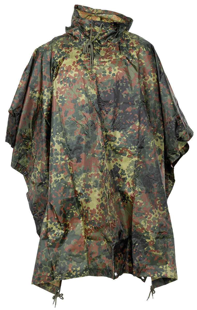 MFH Poncho Ripstop Ca. 144 X223 Cm Flecktarn