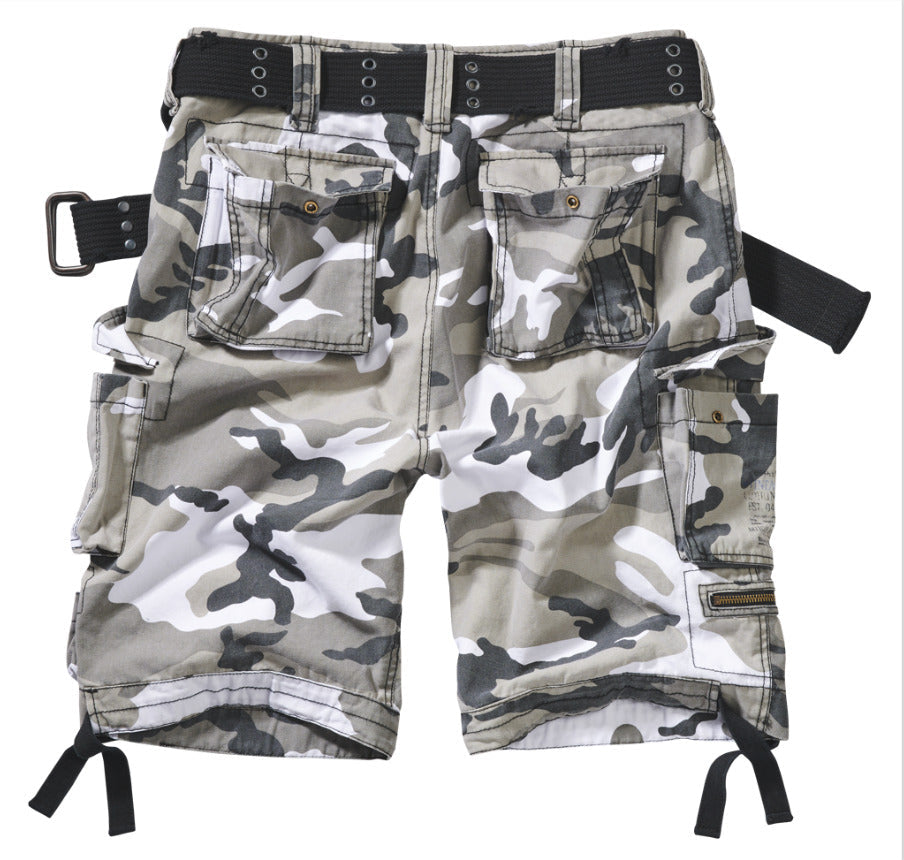 Brandit Bermuda Shorts Vintage Savage Ripstop Outdoor Military Army Urban Camo