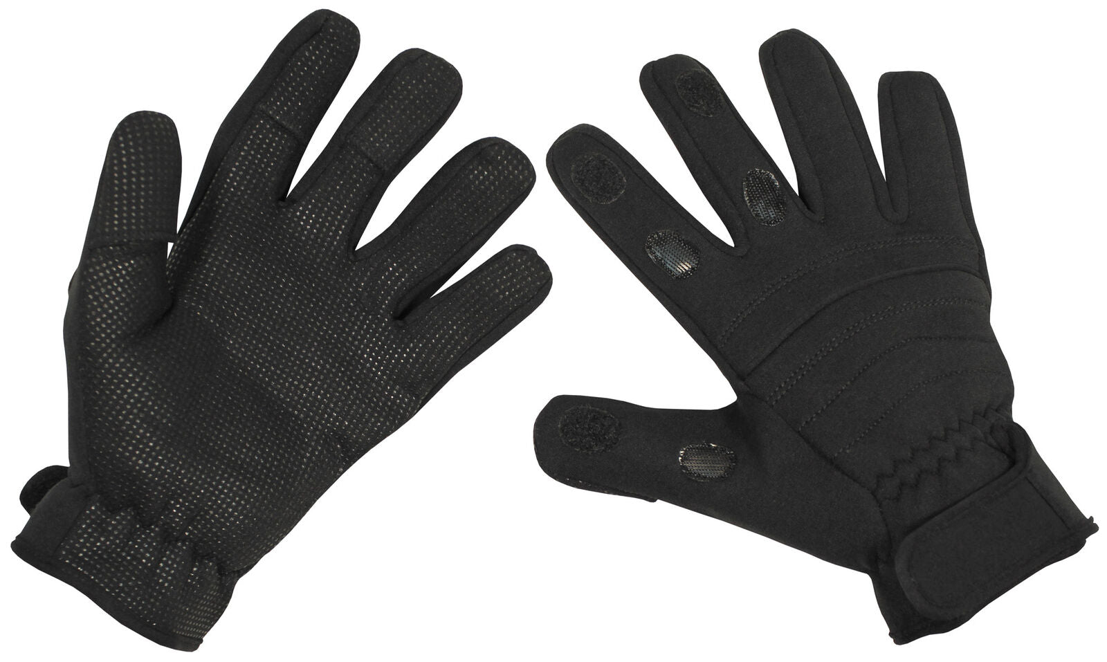 MFH Gloves Combat Neoprene Black