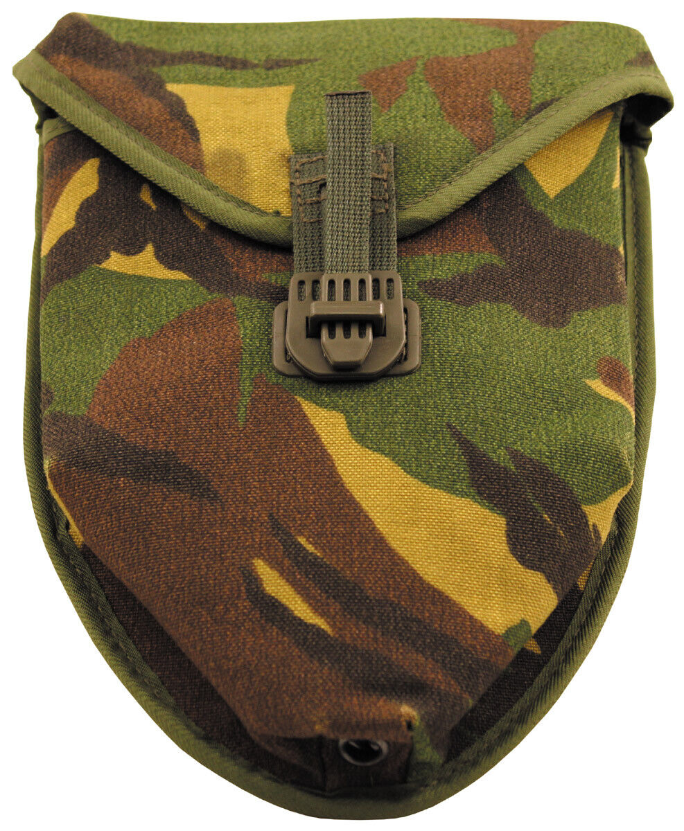Original Dutch Army Shovel Pouch Alice Clip Camo – Used